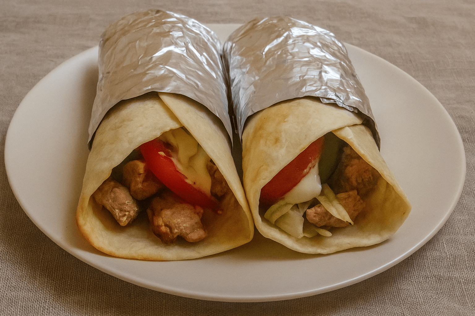 Greiti naminiai kebabai orkaitėje su česnakiniu padažu