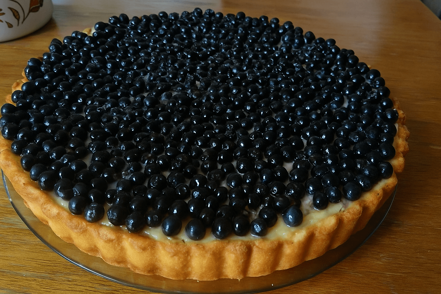 Tartaletė su gaivia varške, citrusais ir uogų sluoksniu