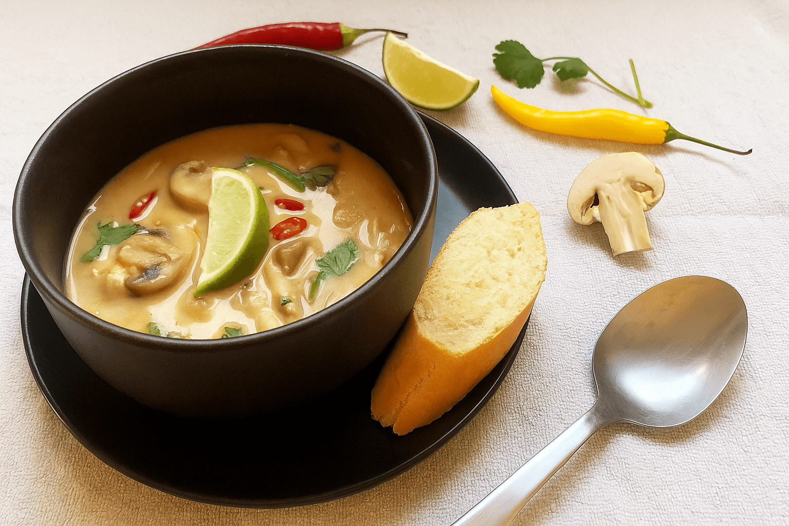 Tom Yum sriuba su vištiena