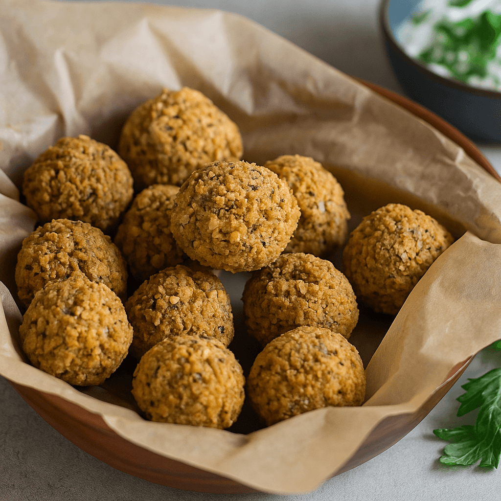 Skanūs ir traškūs falafeliai – žingsnis po žingsnio receptas