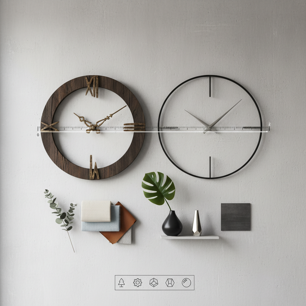Kaip išsirinkti didelį sieninį laikrodį, kad jis derėtų prie jūsų namų interjero