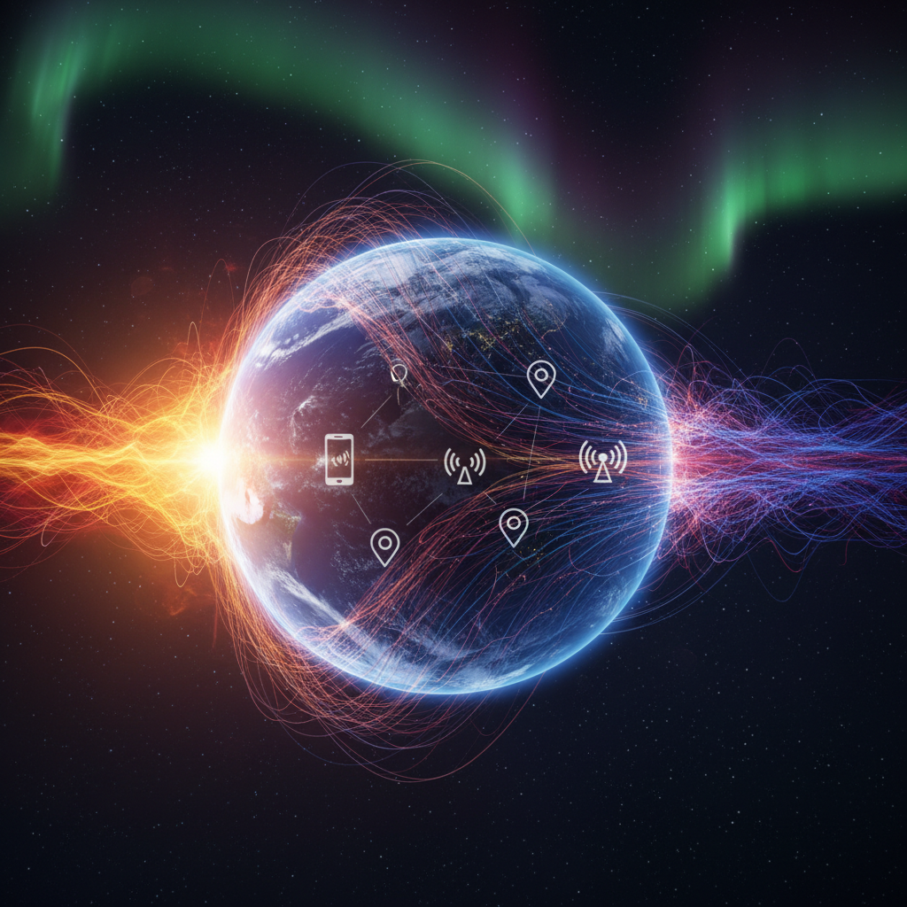 Artėjanti geomagnetinė audra gali sukelti ryšio trikdžių Lietuvoje