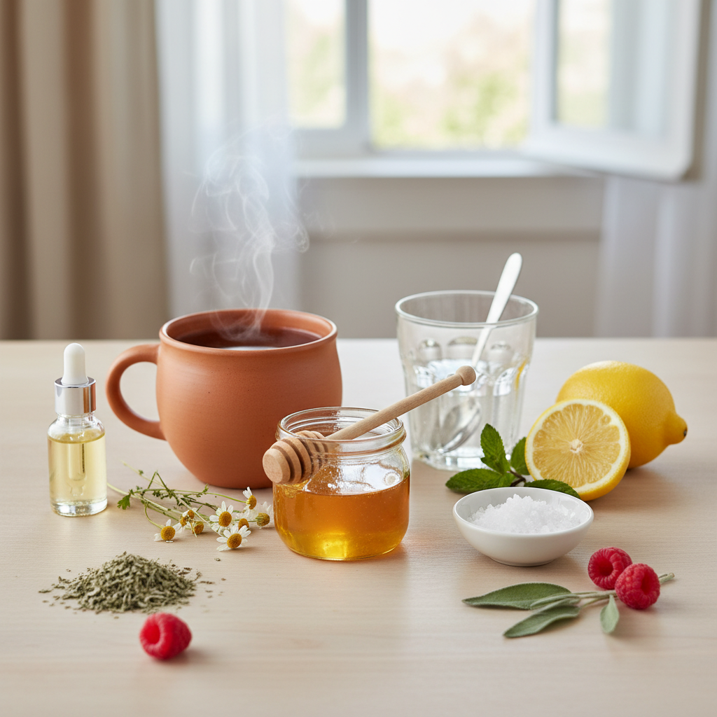 Liaudiški vaistai nuo gerklės skausmo: ką verta išbandyti šį sezoną