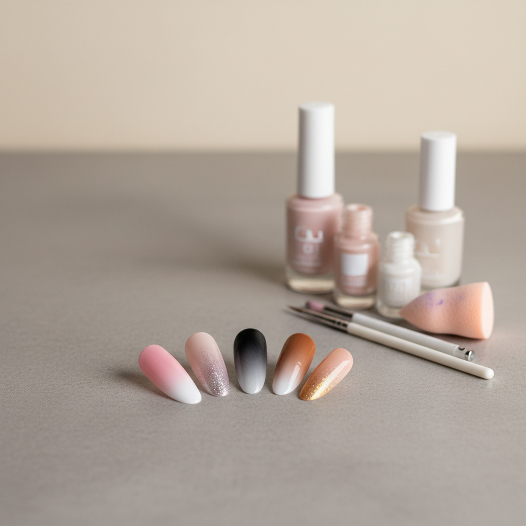 Nagų dailės ombrė nagai populiarėja: ekspertai pataria, kaip pasiekti tobulą perėjimą