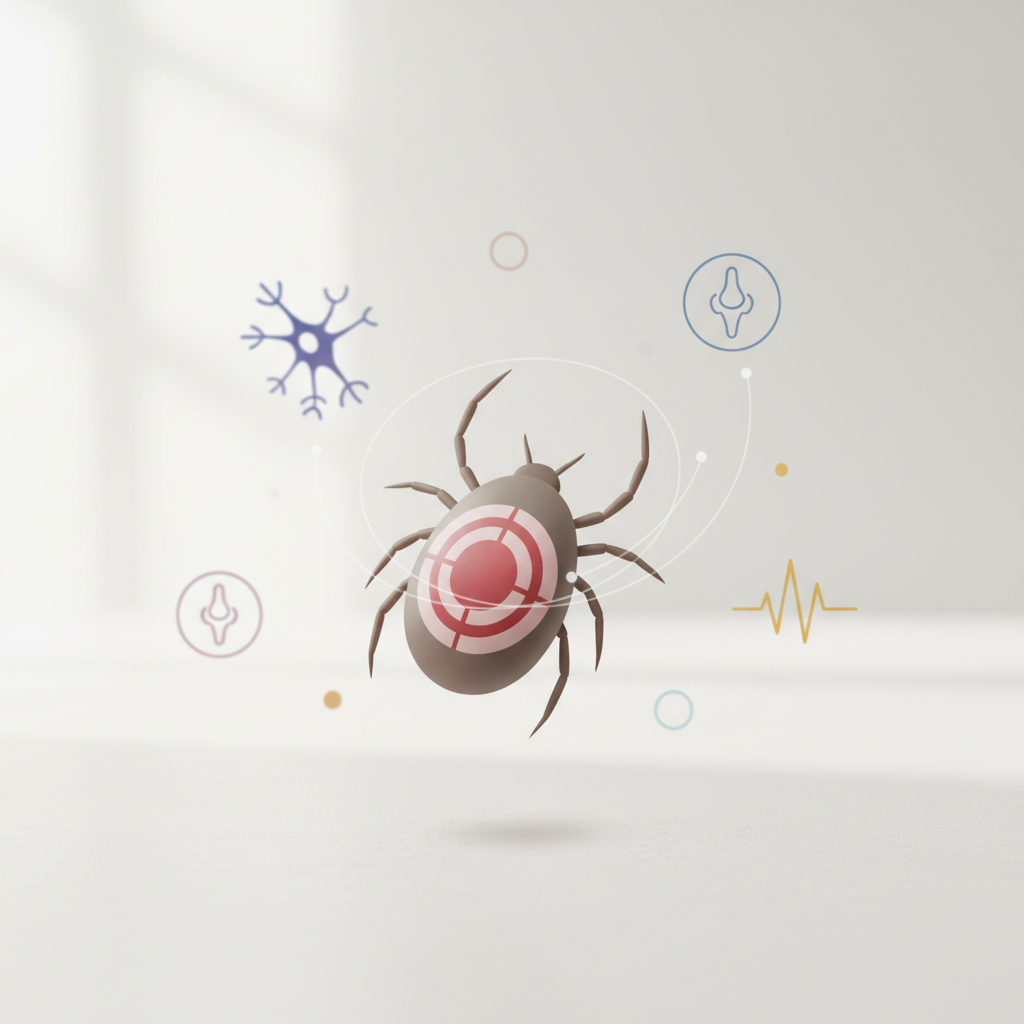 Po erkės įkandimo raudona dėmė gali perspėti apie ligas: ką svarbu žinoti