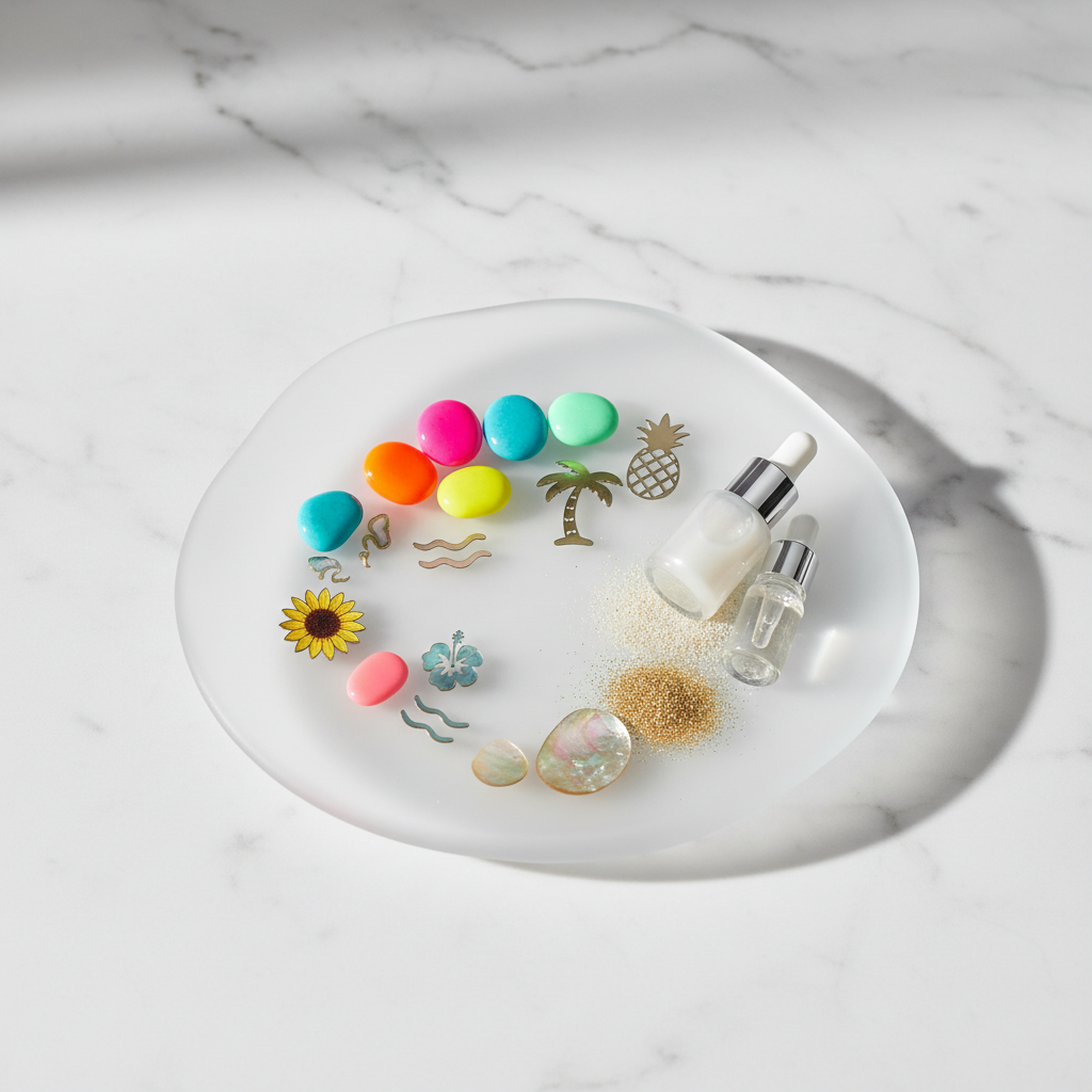 Ryškūs nagai vasarai: idėjos, kurios padės suspindėti šiltuoju sezonu