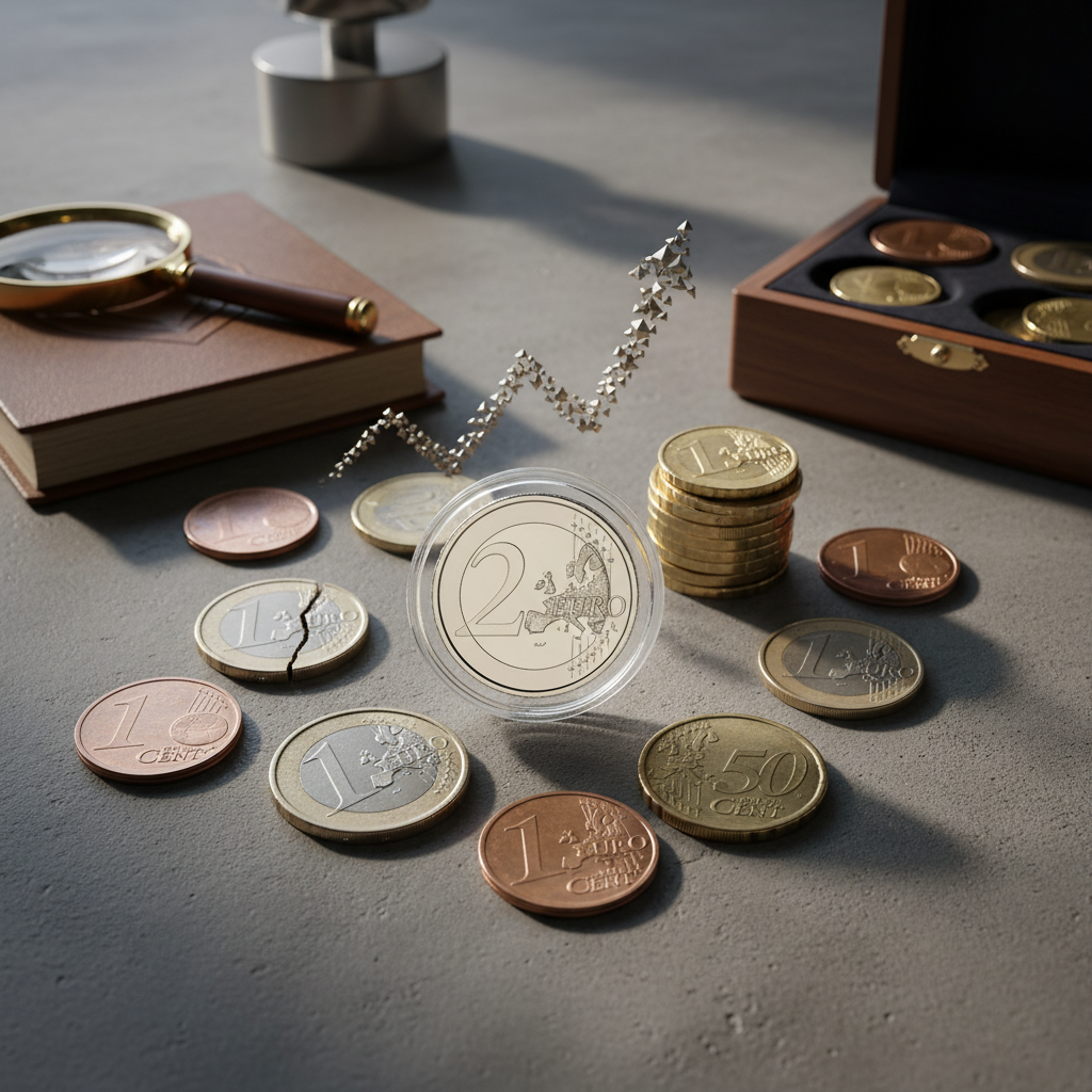 Štai brangiausios eurų monetos: kiek jos šiandien vertos
