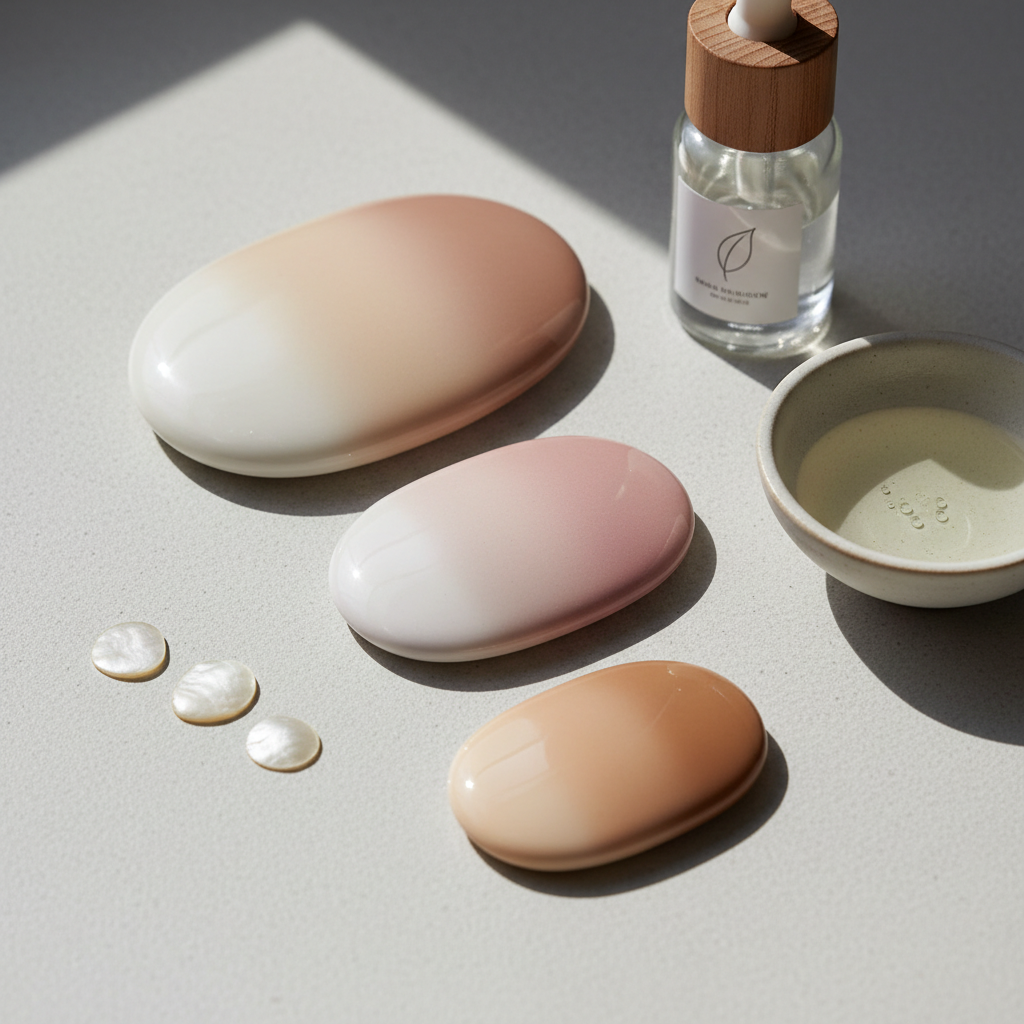 Kūno spalvos ombrė nagai: subtili sezono manikiūro mada