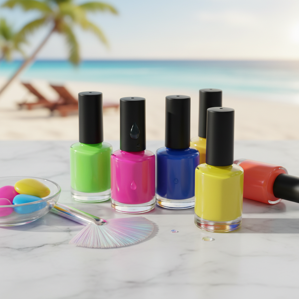 Madingiausias vasaros manikiūras: ryškūs nagai – vėl tope