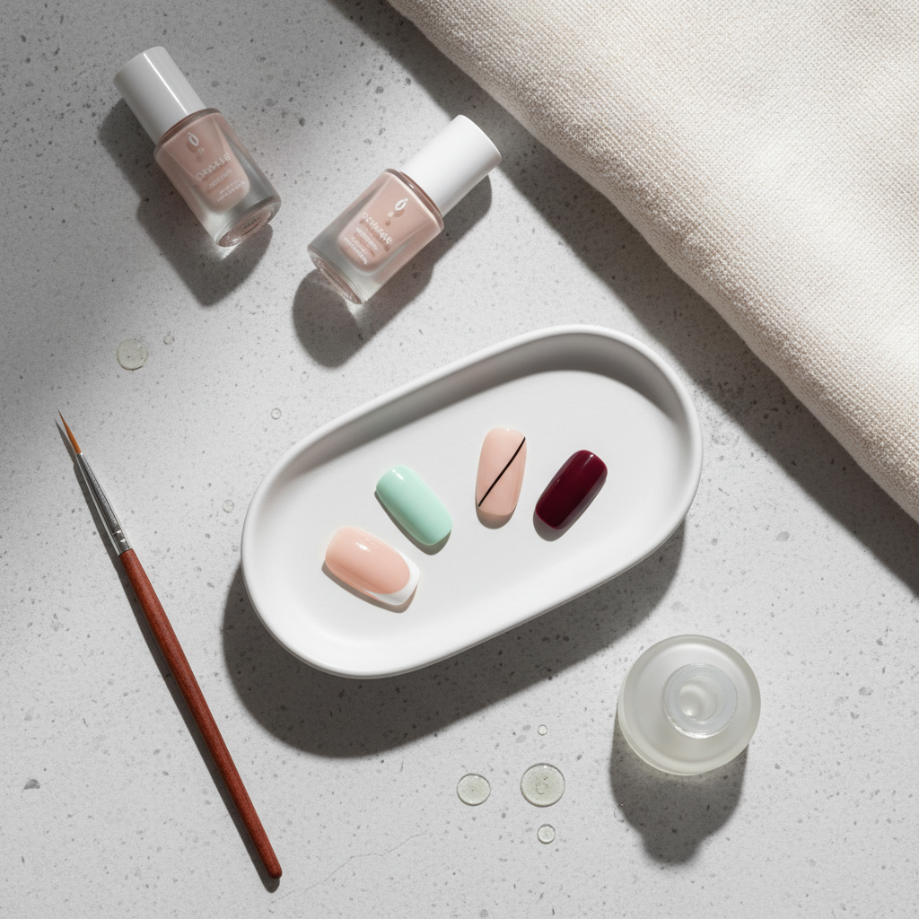 Prancūziškas manikiūras trumpiems nagams: madingos idėjos