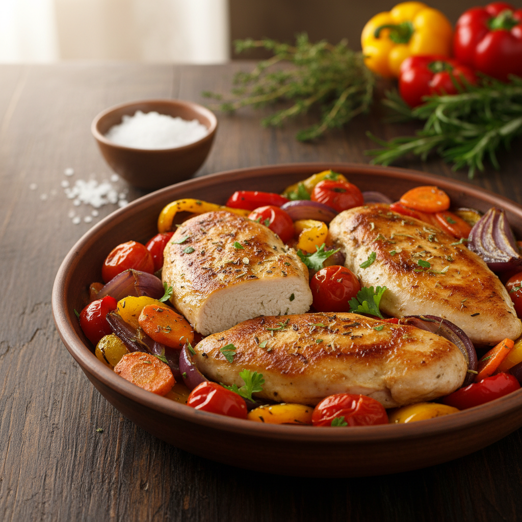 Sultinga vištiena su daržovėmis: idėja greitai vakarienei