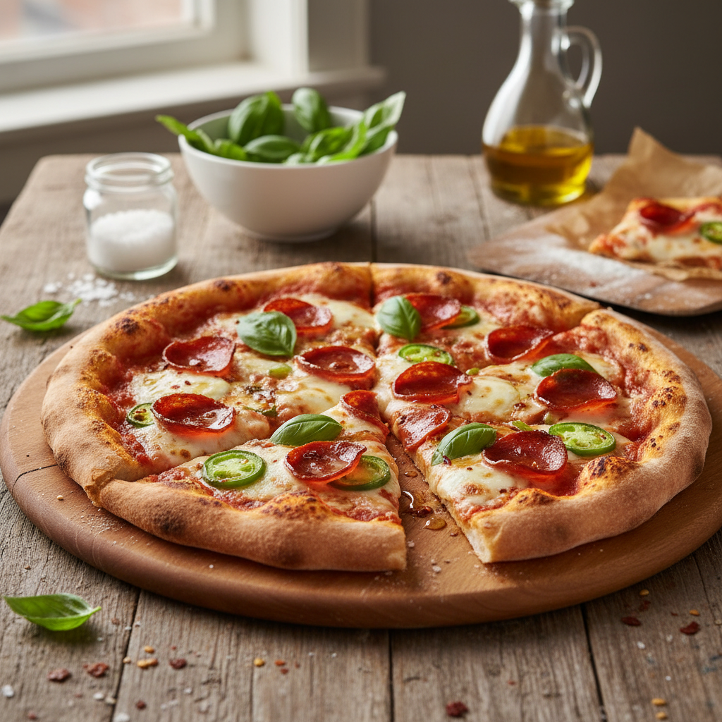 Tobula naminė pica orkaitėje: paprastas receptas