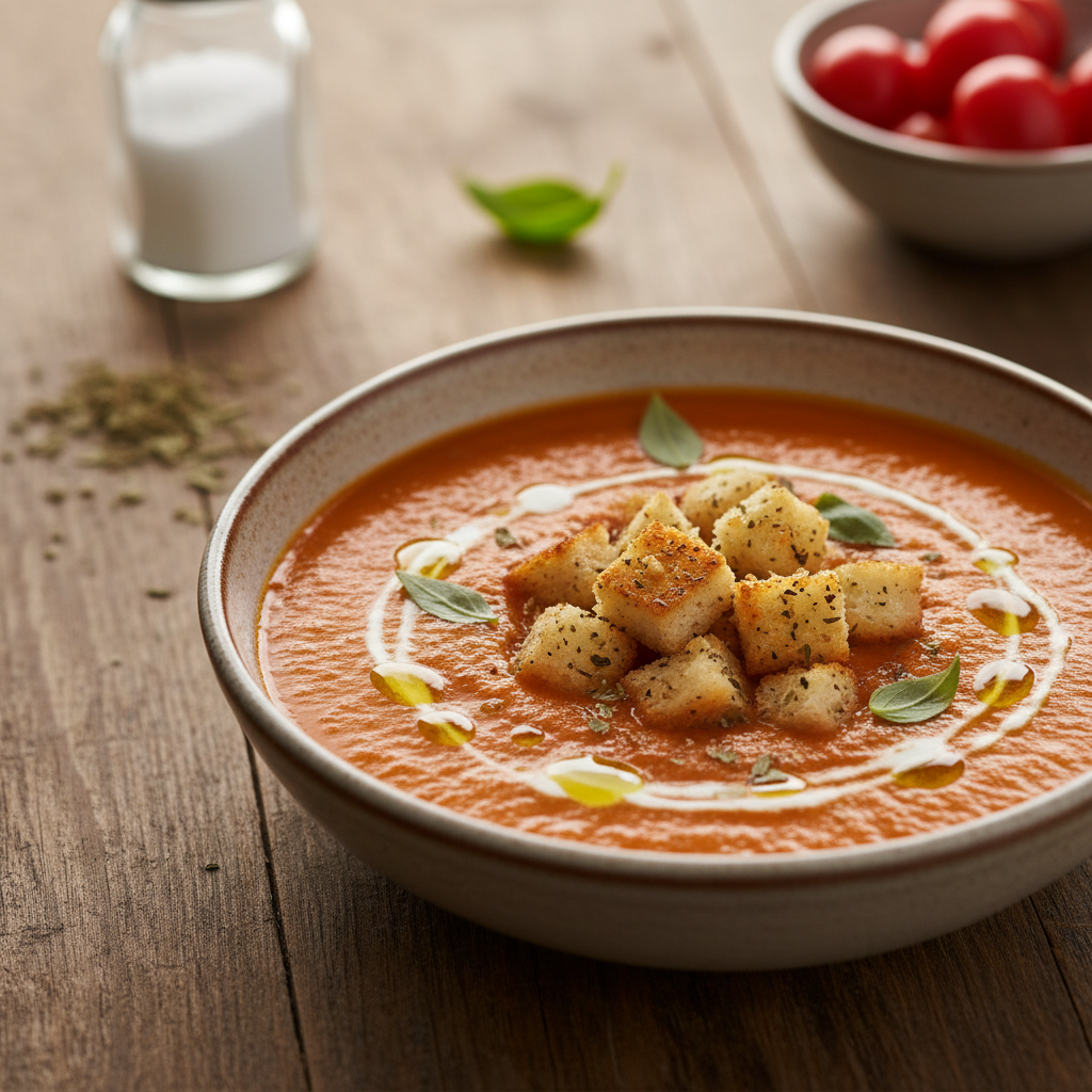 Trinta pomidorų sriuba: paprastas ir šildantis receptas