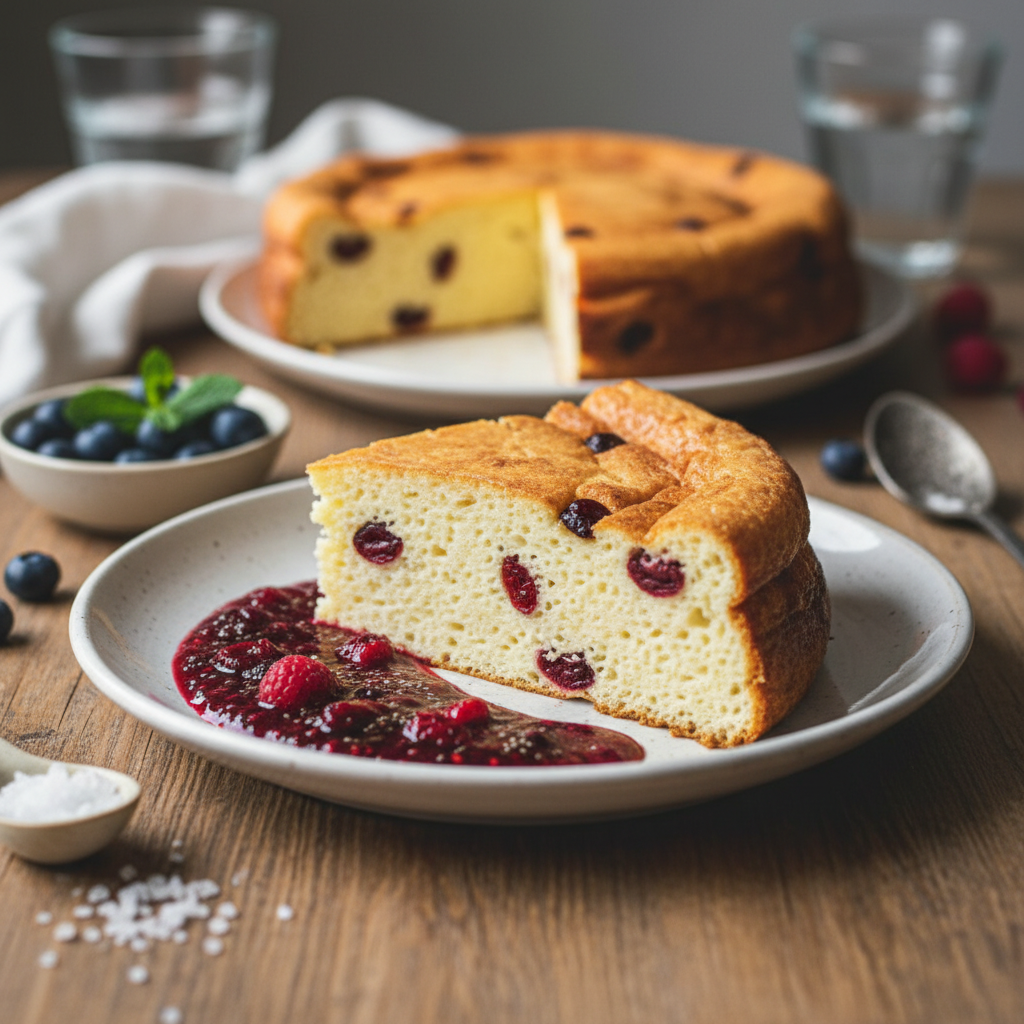 Varškės apkepas be miltų ir manų: sveikesnis receptas